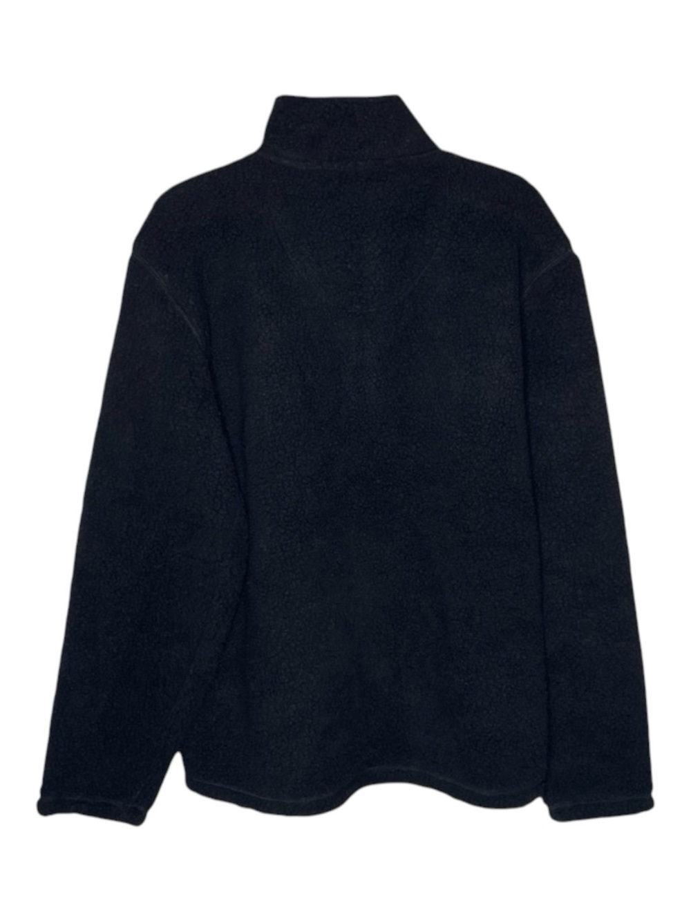 new Weatherproof ๐ Vegan Sherpa 1/4 Zip Pullover Sweatee Sweatshirt ๐ Black - Picture 7 of 16